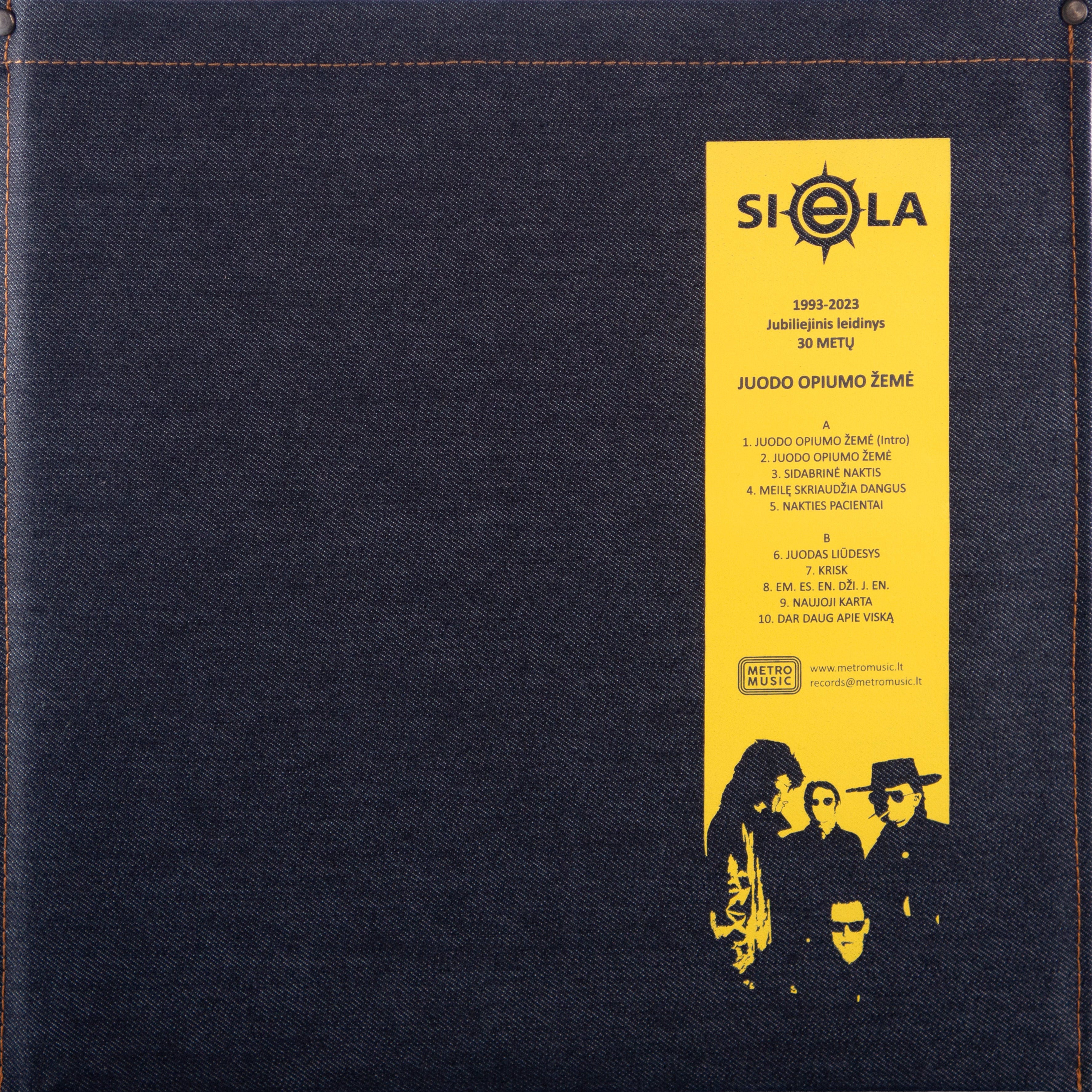 SIELA "Juodo opiumo žemė" DŽINSINIS LP